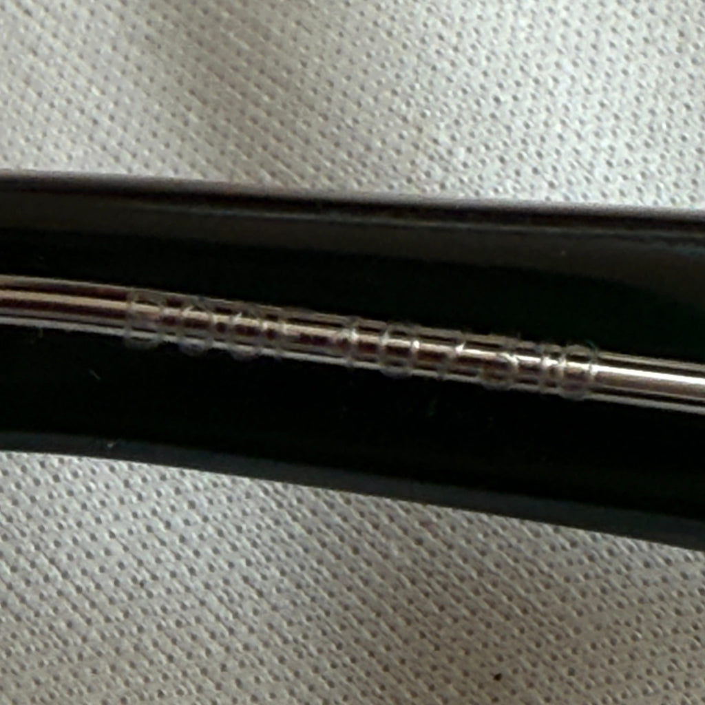 Balenciaga BB0242O Eyeglass Frames  - Shiny Dark Green Acetate, Logo Temples