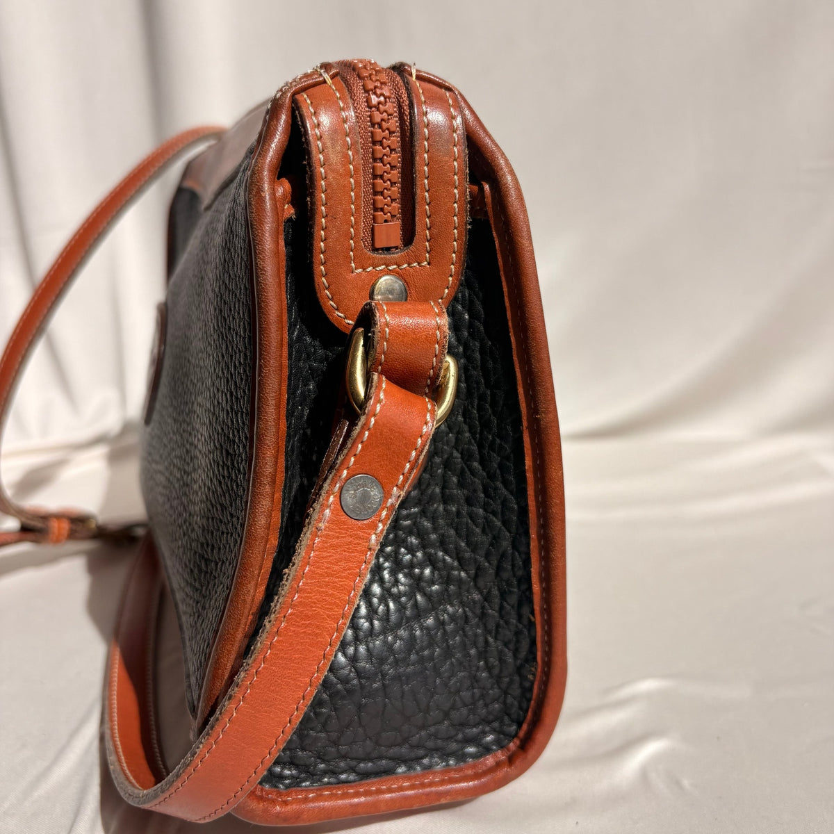 Vintage Dooney & Bourke All-Weather Leather Crossbody Bag