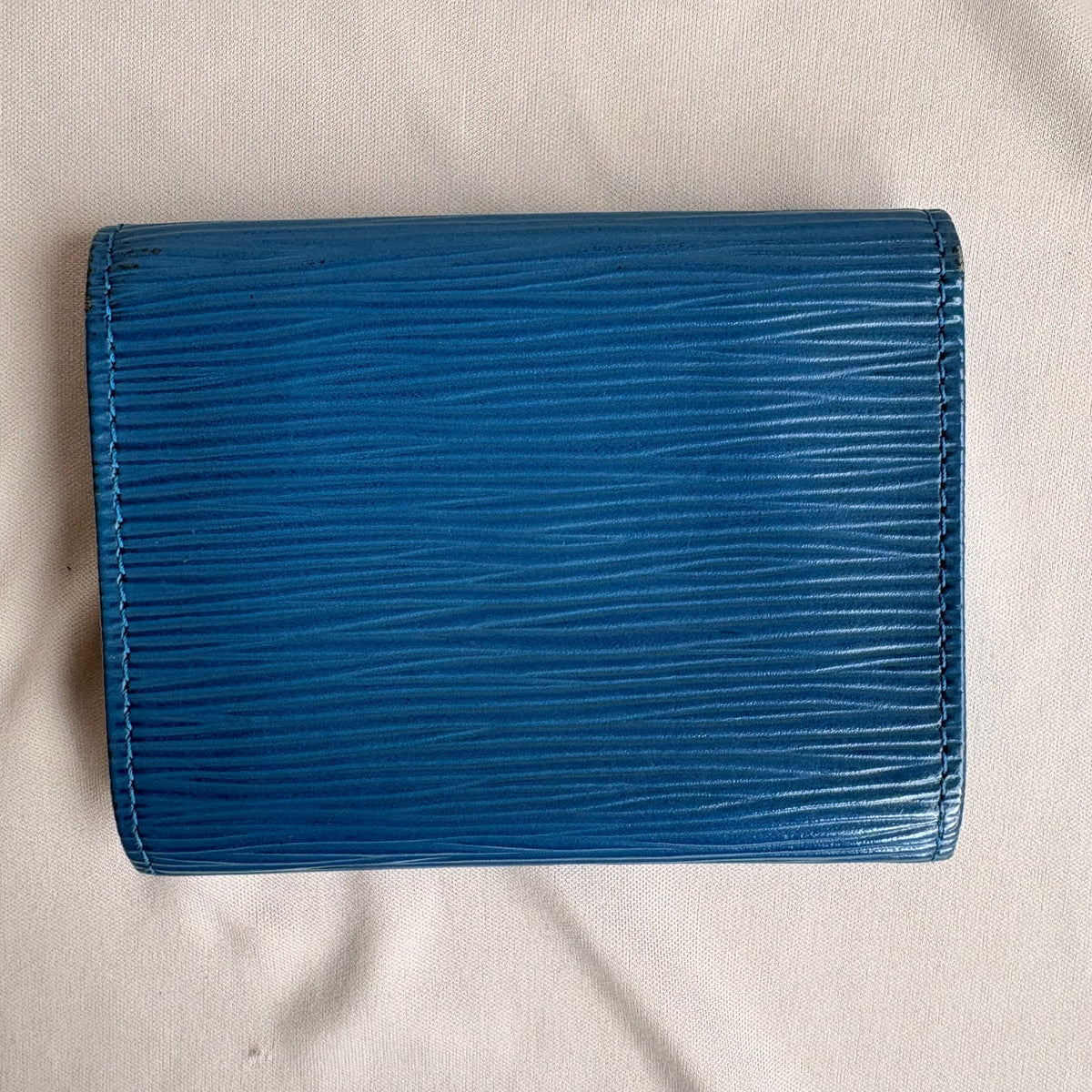 Louis Vuitton Toledo Blue Epi Leather Wallet