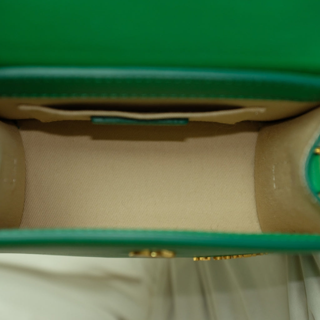 Jacquemus Le Chiquito  - Green Calfskin Leather, Gold Hardware