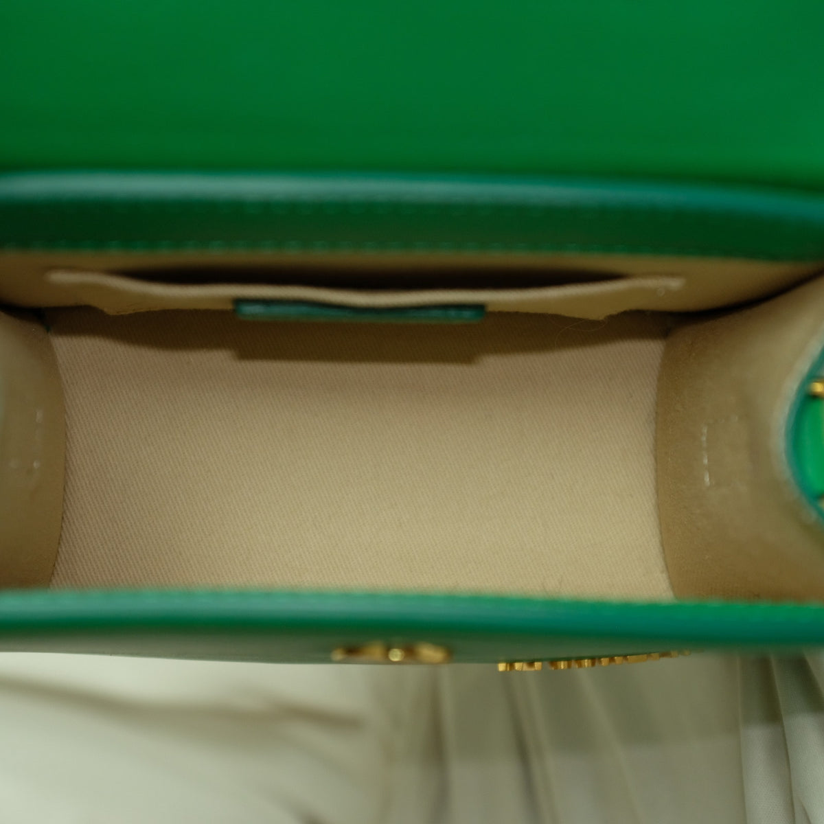 Jacquemus Le Chiquito  - Green Calfskin Leather, Gold Hardware