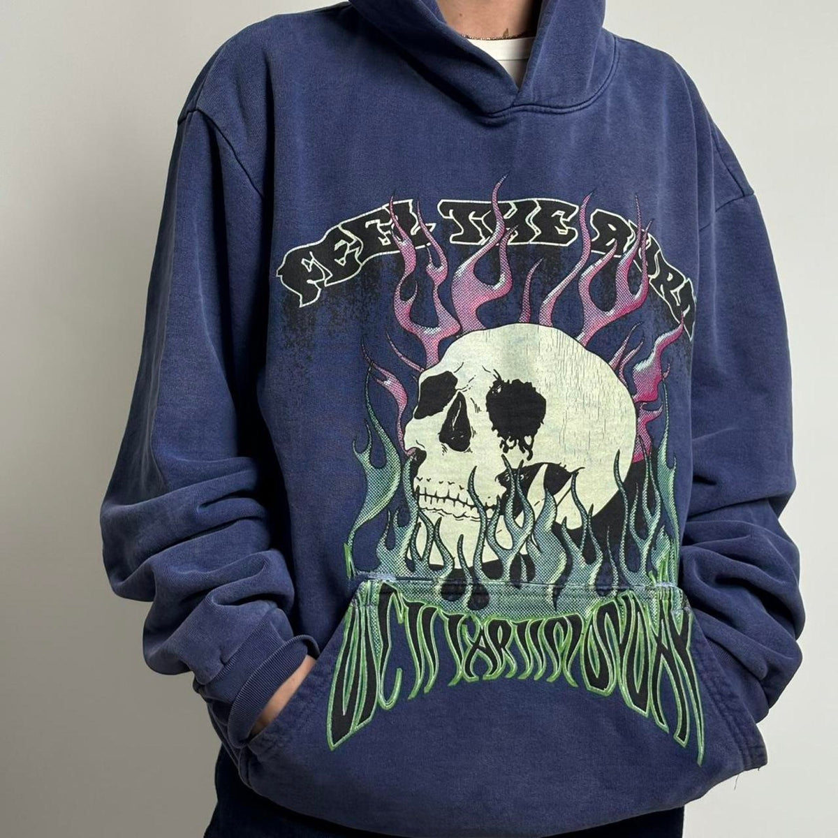 Dietstartsmonday "Feel The Burn" Hoodie - Blue - Men's L