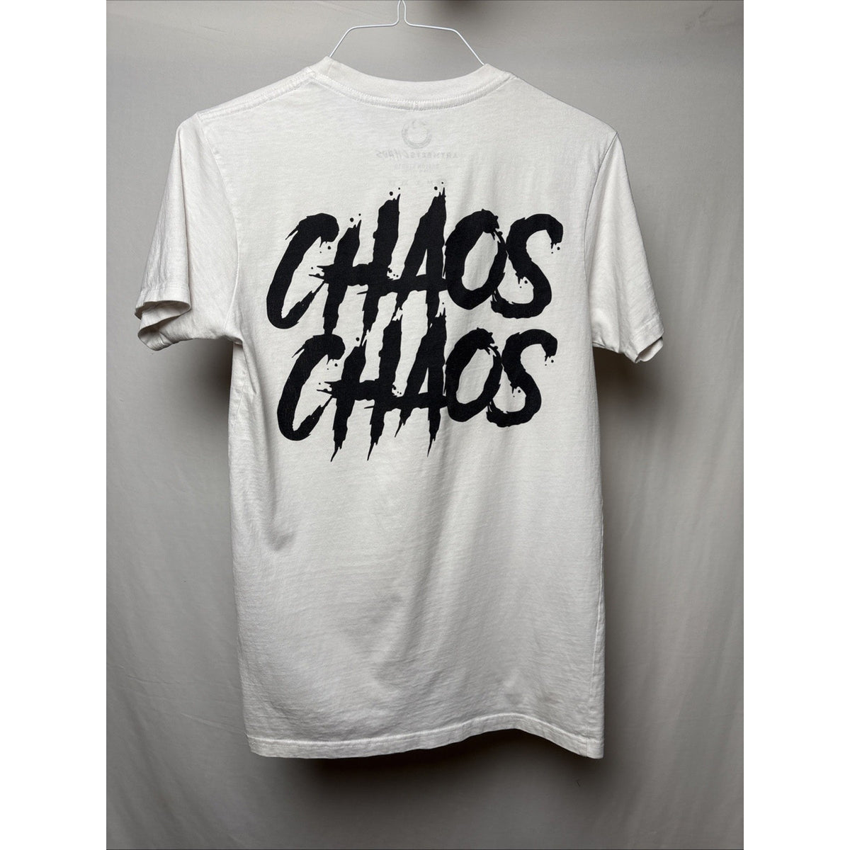 ARTMEETSCHAOS (WHITE “RAINBOW SNAKE CREWNECK T-SHIRT | Small
