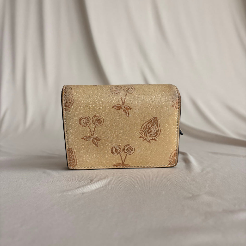 Gucci GG Marmont Berry Print Wallet - Cream, Gold Hardware- 2020