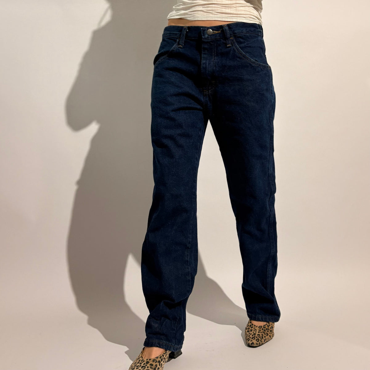 Rustler Dark Wash Straight Leg Jeans - 30x30