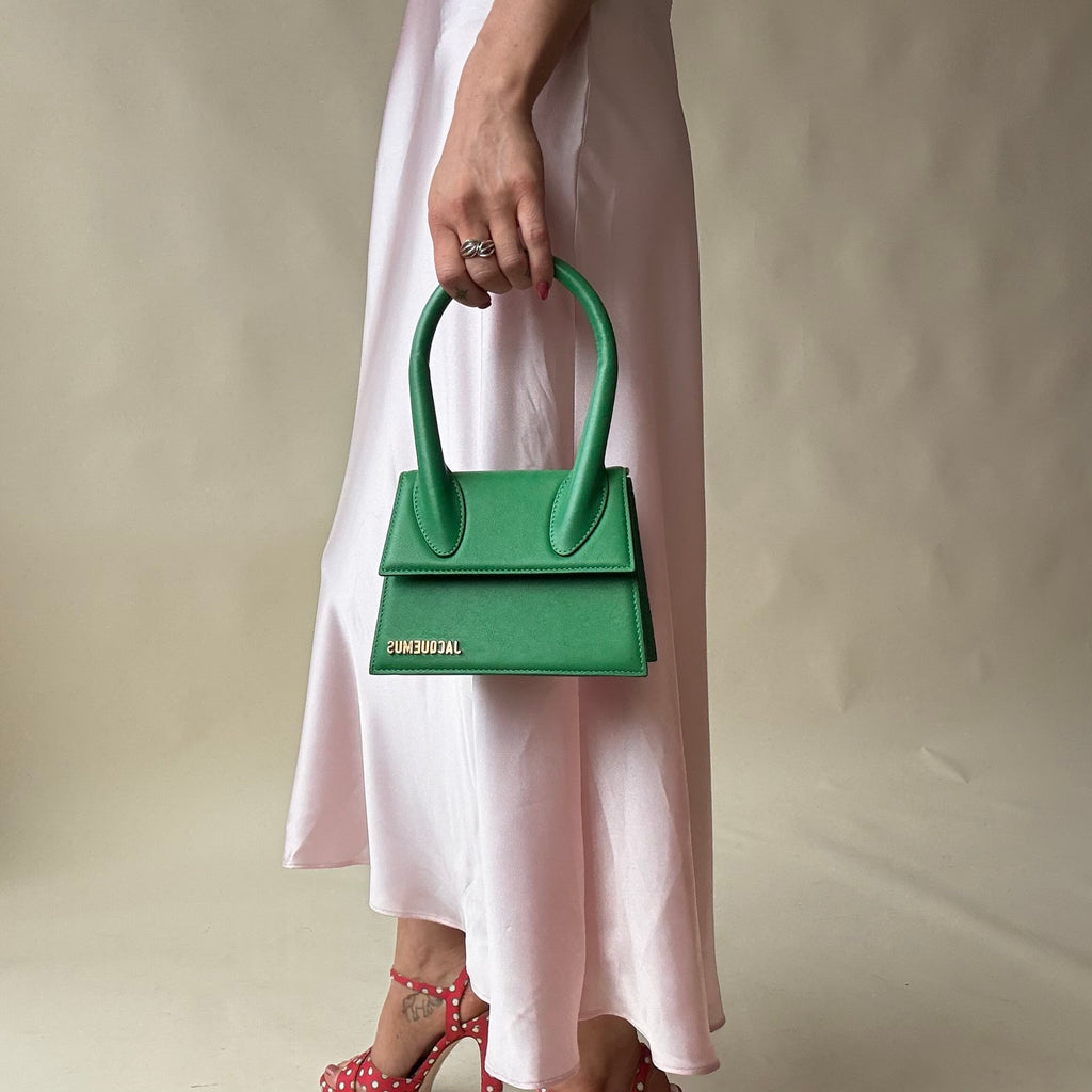 Jacquemus Le Chiquito  - Green Calfskin Leather, Gold Hardware
