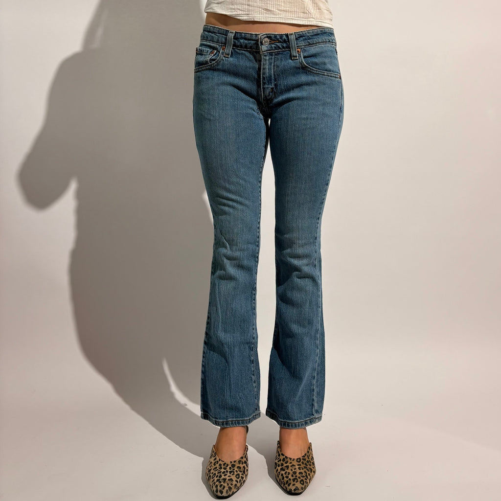 Levi's 318 Super Low Bootcut Jeans - Size 3
