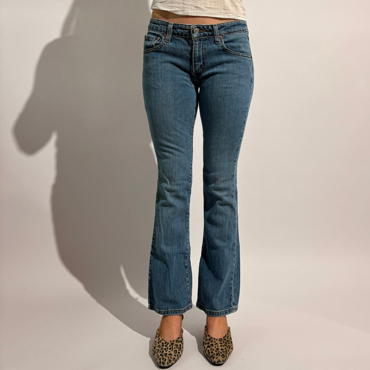 Levi's 318 Super Low Bootcut Jeans - Size 3