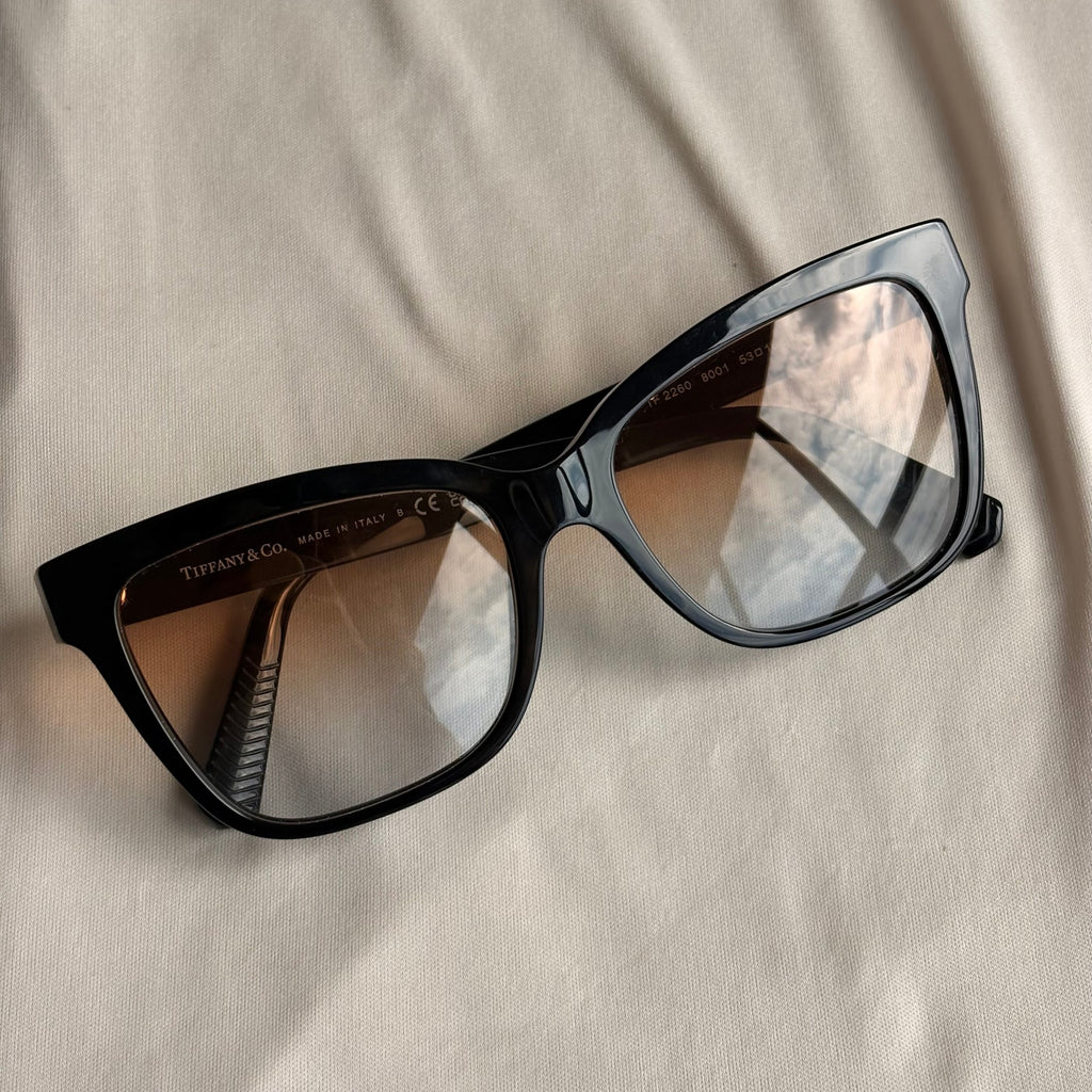 Tiffany & Co. TF2260 Cat-Eye Sunglasses - Black, Gradient