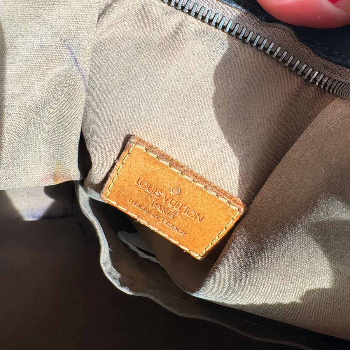 Vintage Louis Vuitton Black Monogram Vernis Houston Tote