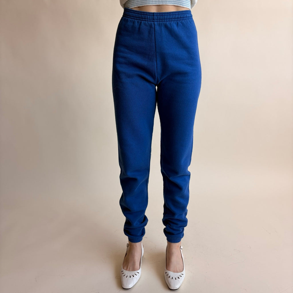 Jerzees by Russell Royal Blue Sweatpants - Made in USA, Size Small
