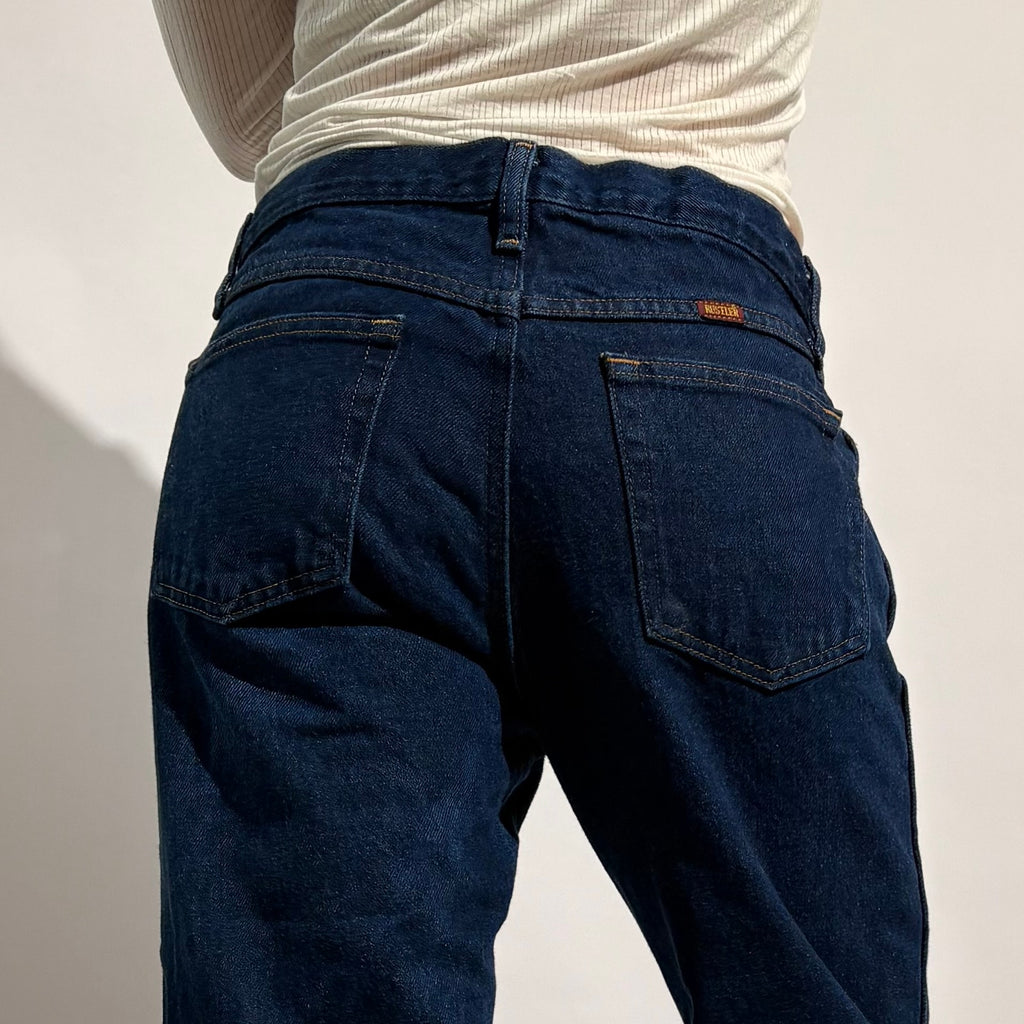 Rustler Dark Wash Straight Leg Jeans - 30x30
