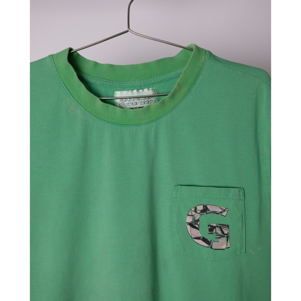 Godspeed New York 2021 Archive Green Tee Shirt Mens Medium- Distressed