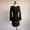 Tomato Black Beaded Shift Dress - NWT