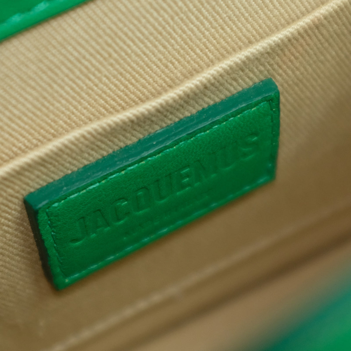 Jacquemus Le Chiquito  - Green Calfskin Leather, Gold Hardware