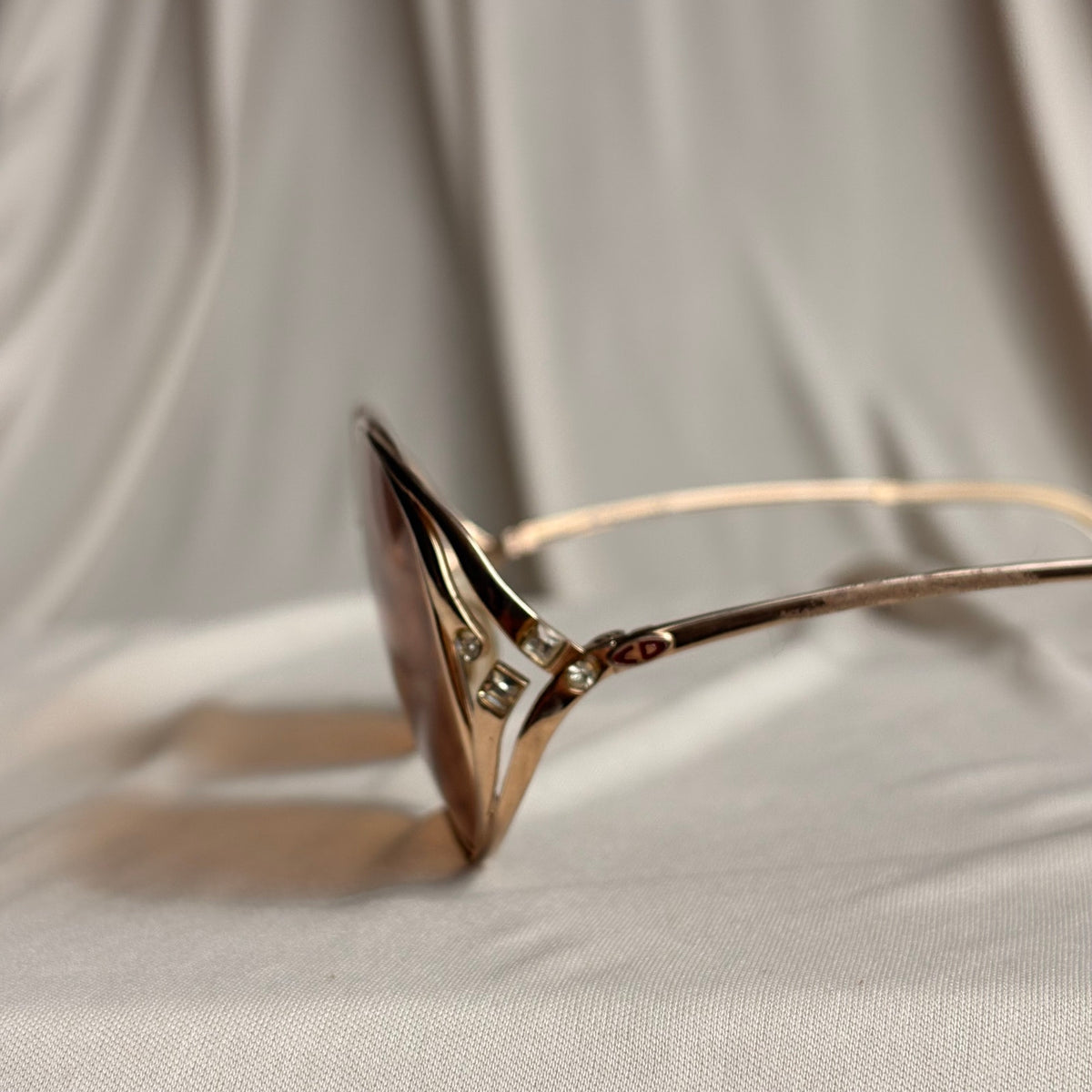 Vintage  Christian Dior 1970s/80s 2250 Sunglasses - Gold
