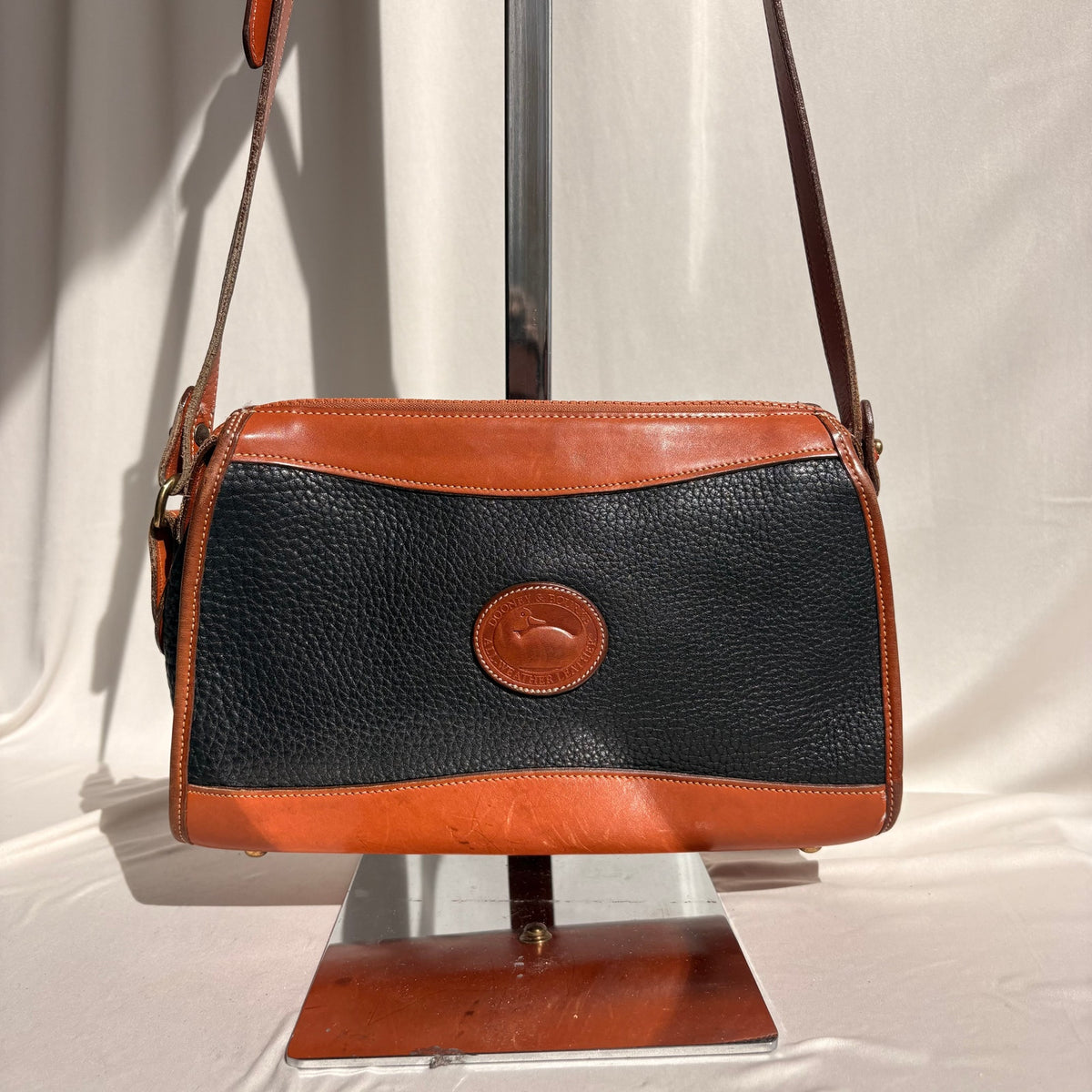 Vintage Dooney & Bourke All-Weather Leather Crossbody Bag