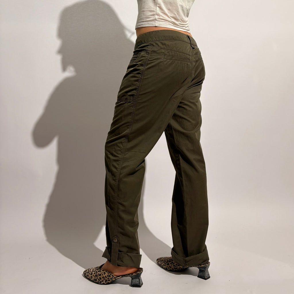 DKNY Active Forest Green Cargo Pants - Size 6