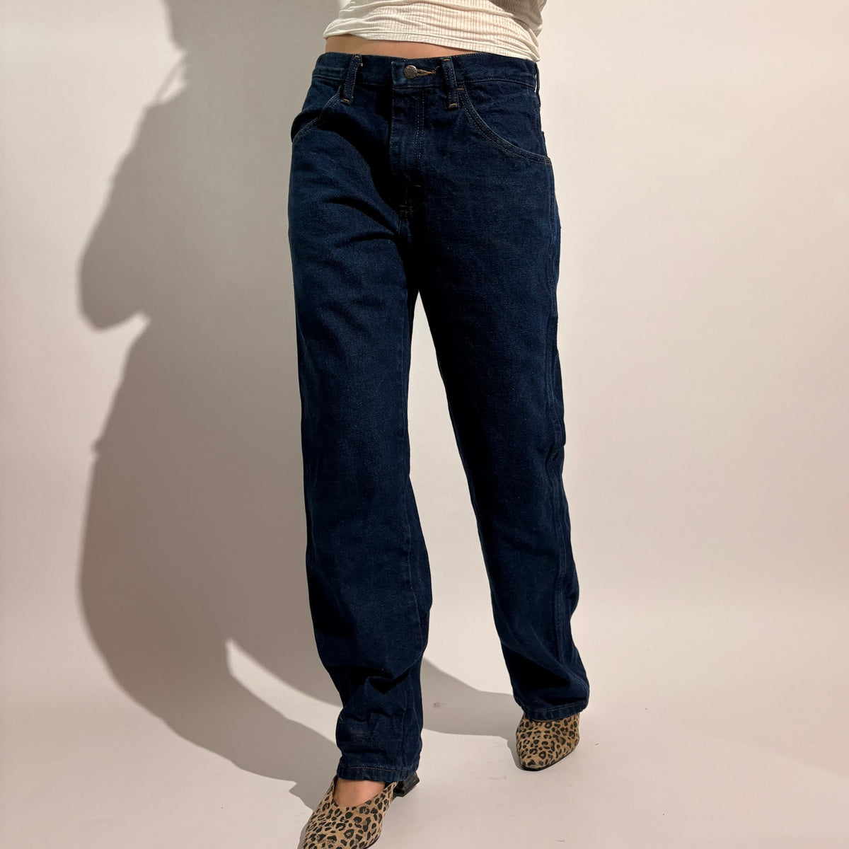 Rustler Dark Wash Straight Leg Jeans - 30x30