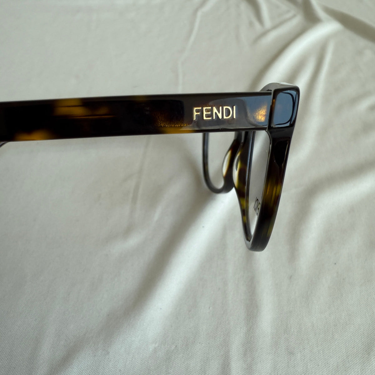 Fendi FE50059I Eyeglasses - Dark Havana Tortoiseshell, Made in Italy