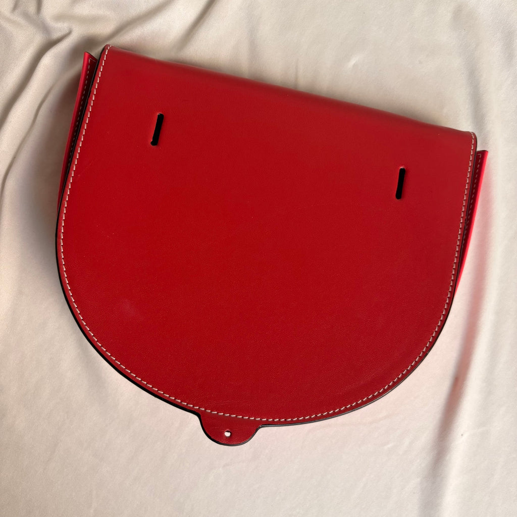 Loewe Heel Mini Bag - Pomodoro Poppy Pink Calfskin