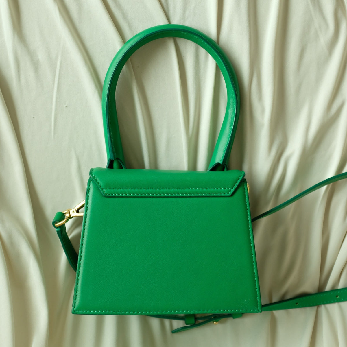Jacquemus Le Chiquito  - Green Calfskin Leather, Gold Hardware