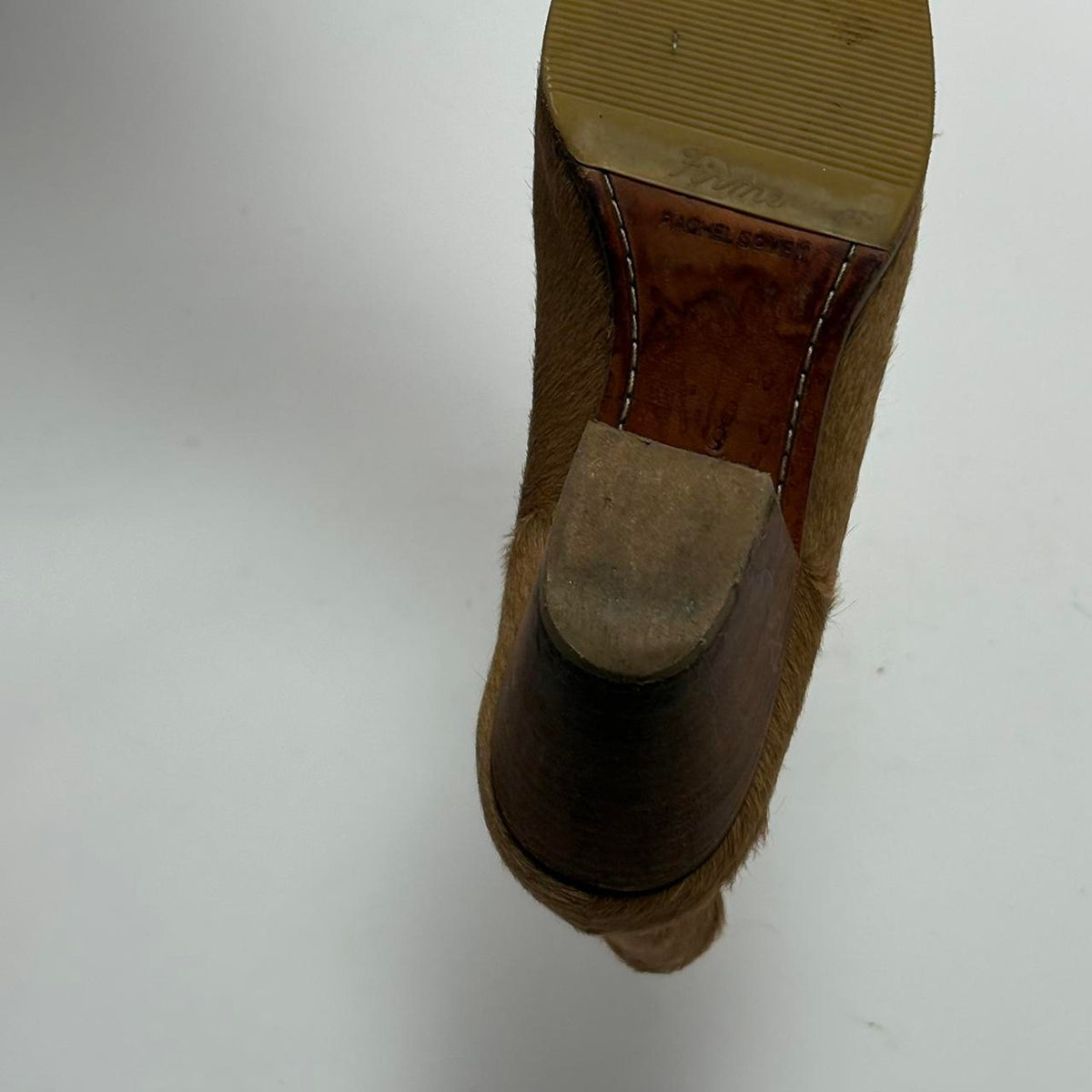Rachel Comey Tan Hair Calf Ankle Boots - Size 7.5