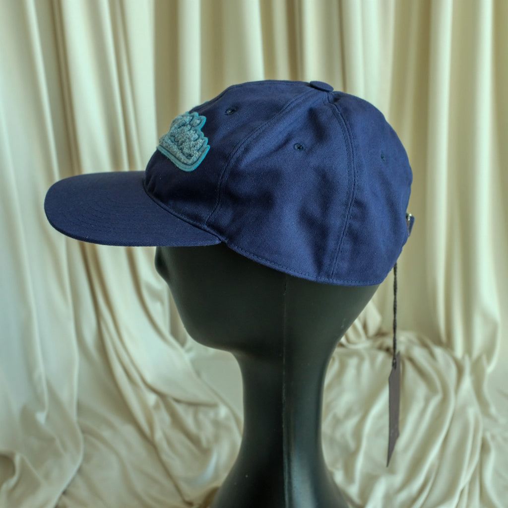 Valentino Garavani Logo Blue Baseball Cap - Blue Cotton Canvas