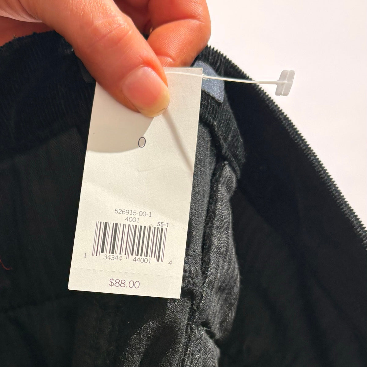 Banana Republic Black Velvet Bootcut Pants - NWT, Size 0