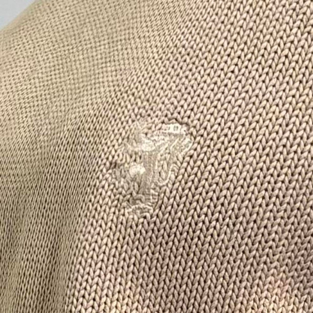 Pringle of Scotland Cotton Jumper - Tan, Size Medium