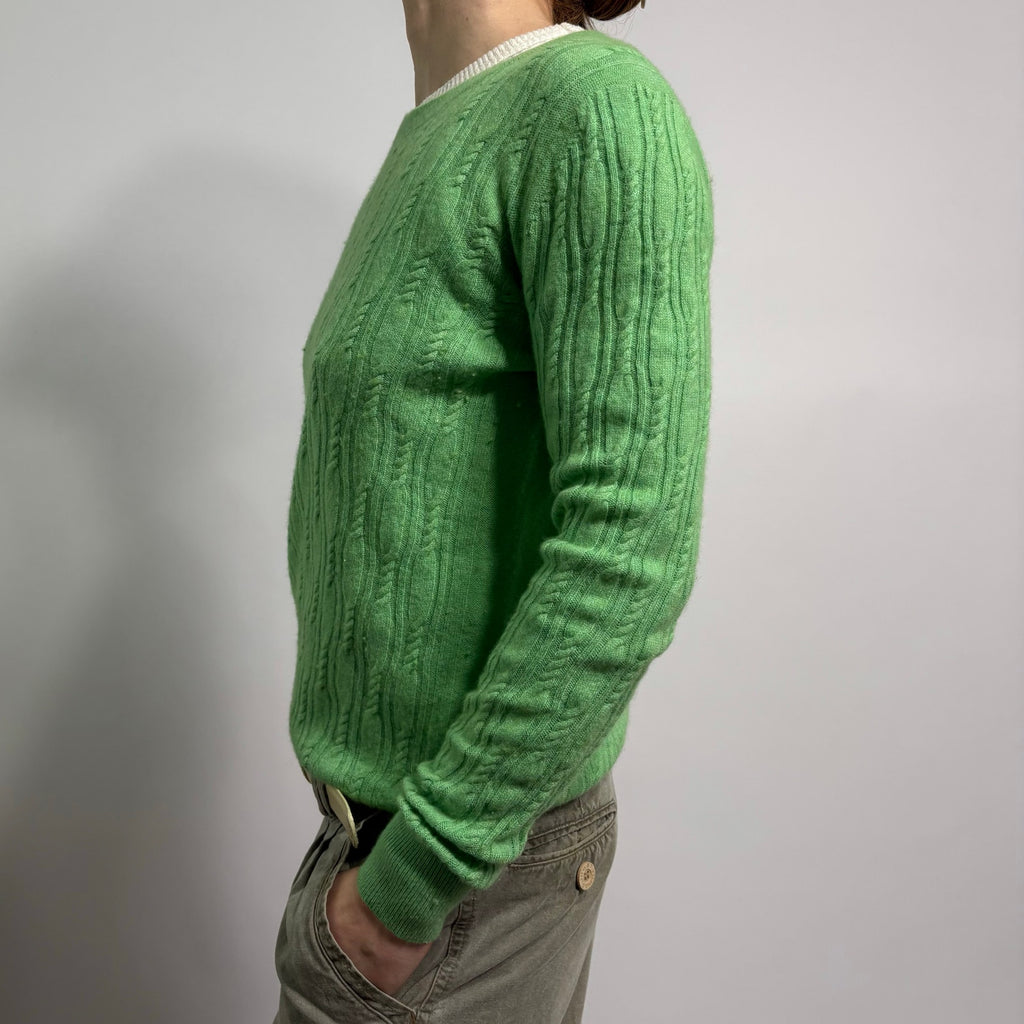 Banana Republic Filicci Lime Green Sweater - Size Medium