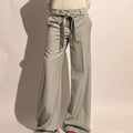 Mac & Jac Light Grey Wide Leg Trousers - NWT, Size 4