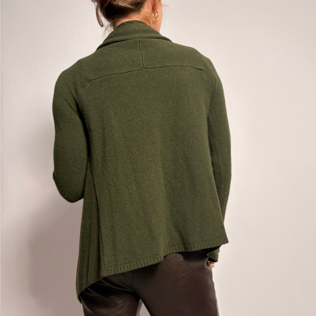 The Loft Forest Green Cardigan - Size Small