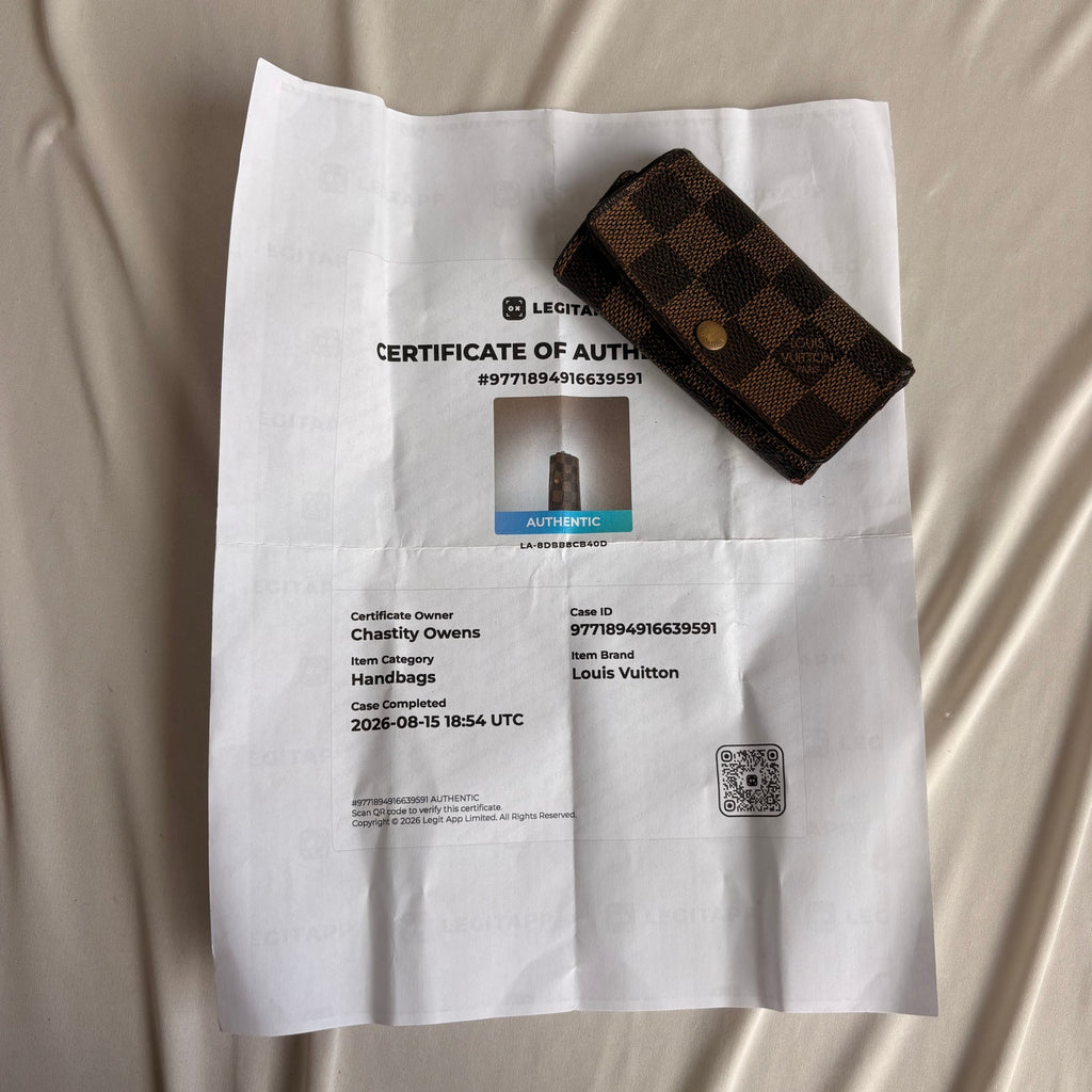 Vintage Louis Vuitton 4-Hook Key Holder - Monogram Canvas