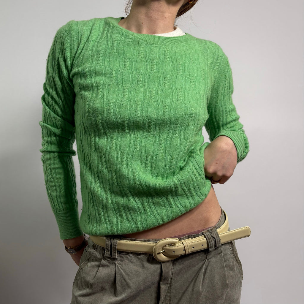 Banana Republic Filicci Lime Green Sweater - Size Medium