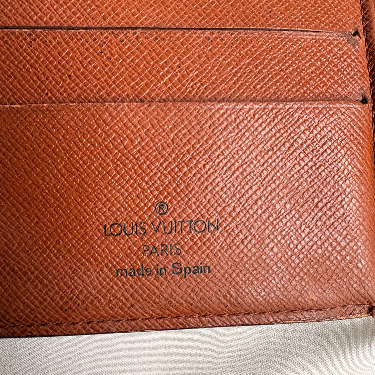 Vintage Louis Vuitton Bifold Monogram Canvas Wallet
