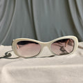 Prada Crystal Absolute Collection 33P Minimal Baroque Sunglasses - White, Crystal