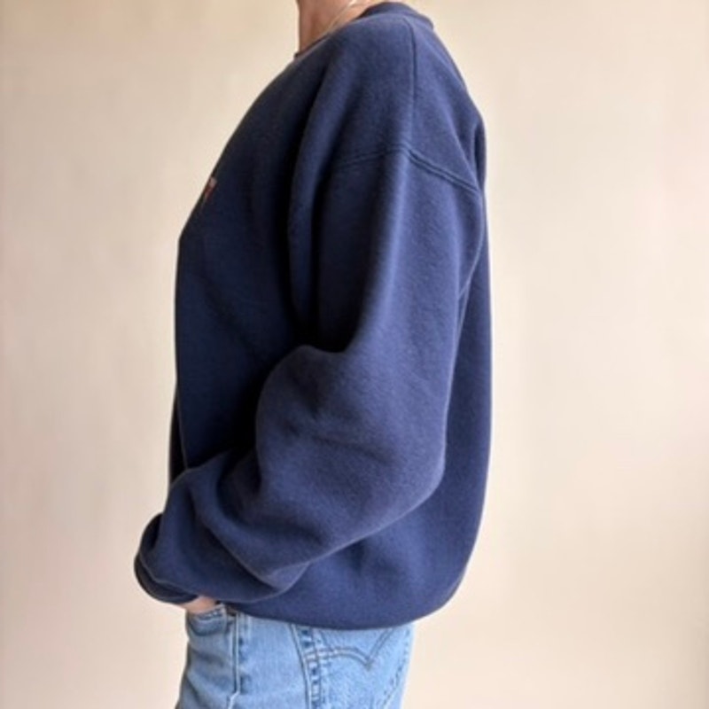 Lee Heavyweight Navy Blue Newport Sweatshirt - Size Medium