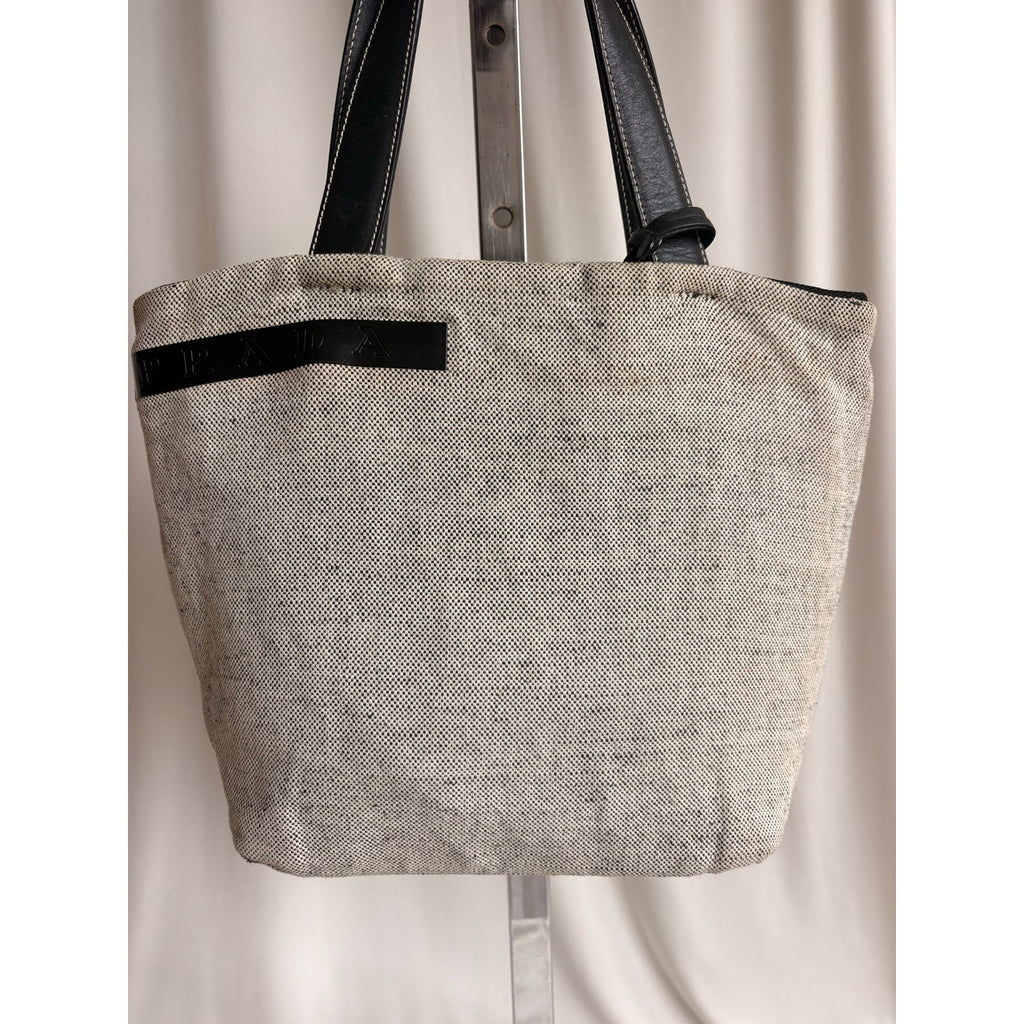 Vintage Prada Sport Grey Canapa Canvas Sport Tote