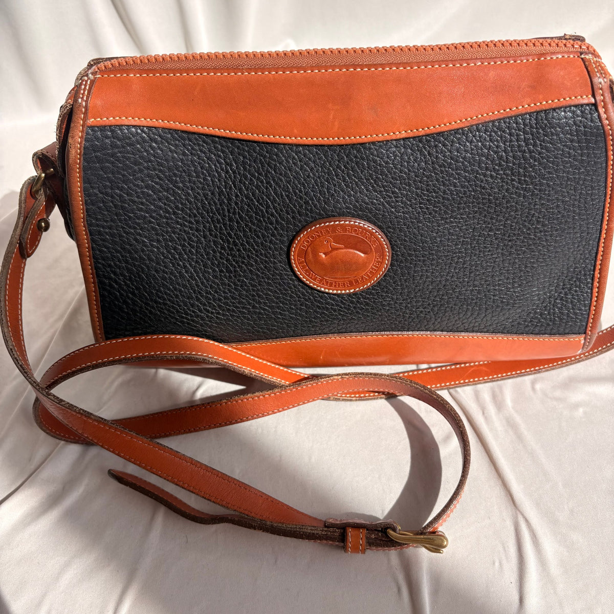 Vintage Dooney & Bourke All-Weather Leather Crossbody Bag