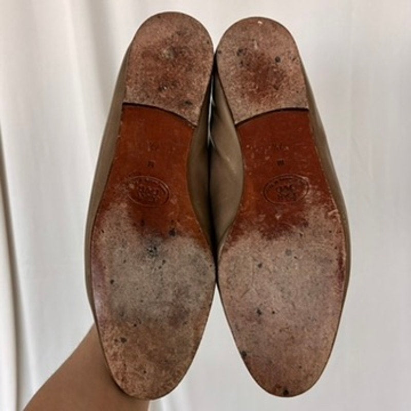 John David Metallic Gold Loafers - Moon & Star Hardware, Size 7.5, Italy