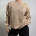 Pringle of Scotland Cotton Jumper - Tan, Size Medium