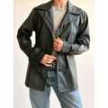 Vintage Louise Paris Black Short Trench Jacket
