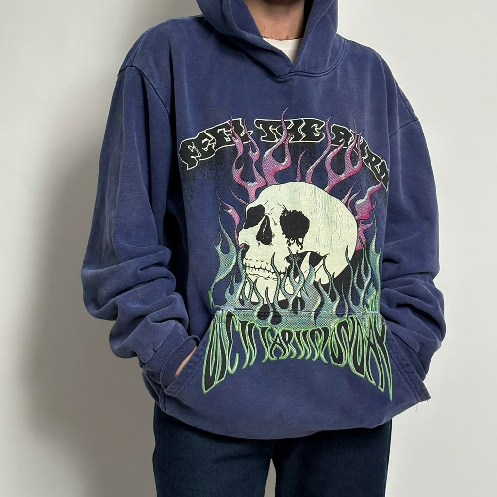 Dietstartsmonday "Feel The Burn" Hoodie - Blue - Men's L