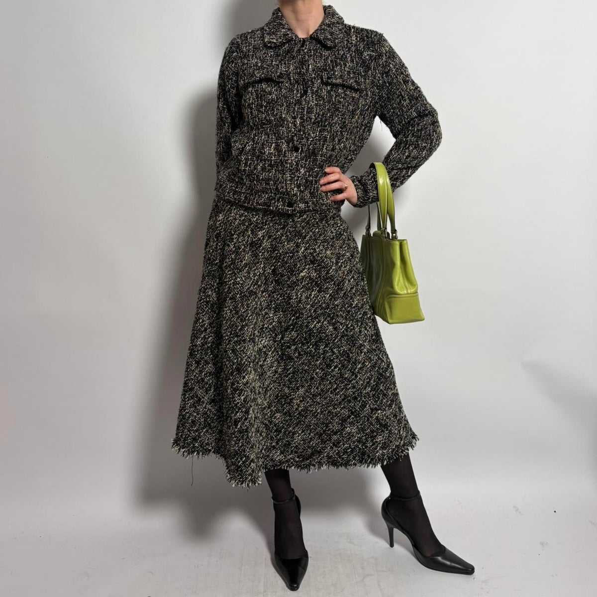 Jason wu textured tweed skirt
