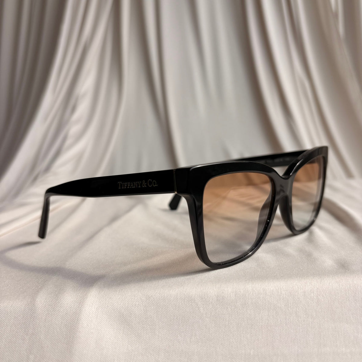Tiffany & Co. TF2260 Cat-Eye Sunglasses - Black, Gradient