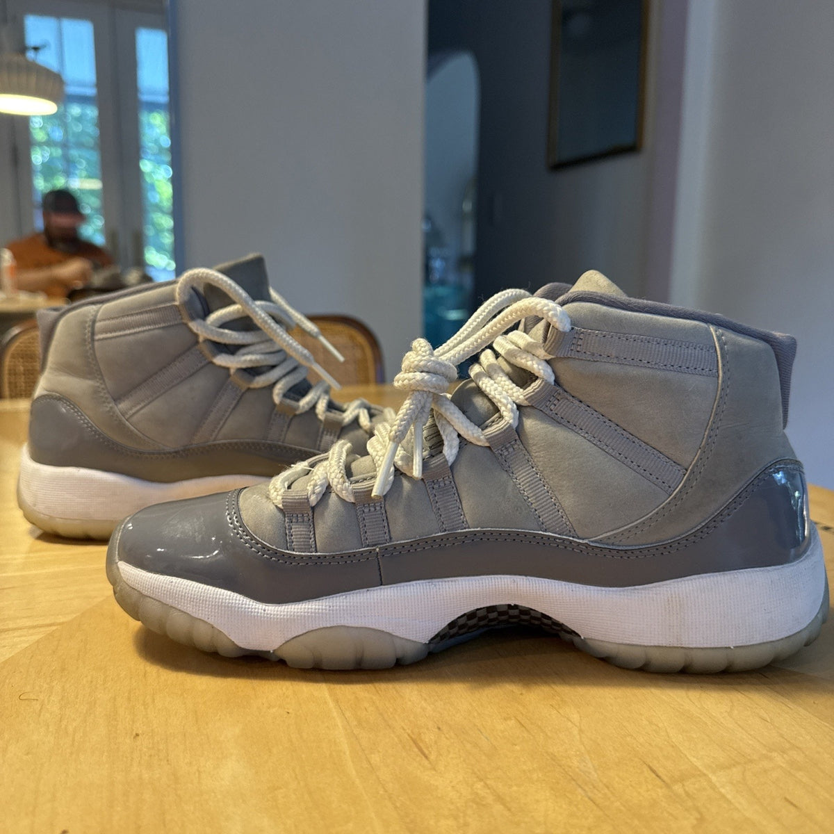 Size 7Y- GS Nike Air Jordan 11 Cool Grey 378038-005 RARE 2021 Women’s 8.5