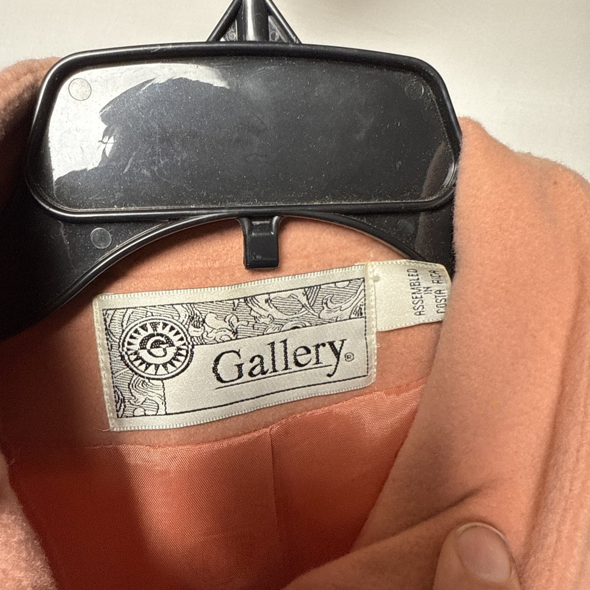 Vintage Gallery Woman’s Overcoat Pink Wool Long Coat - 42” Length
