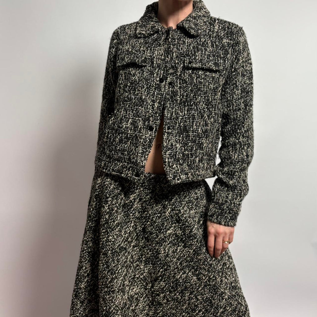 Jason wu textured tweed blazer