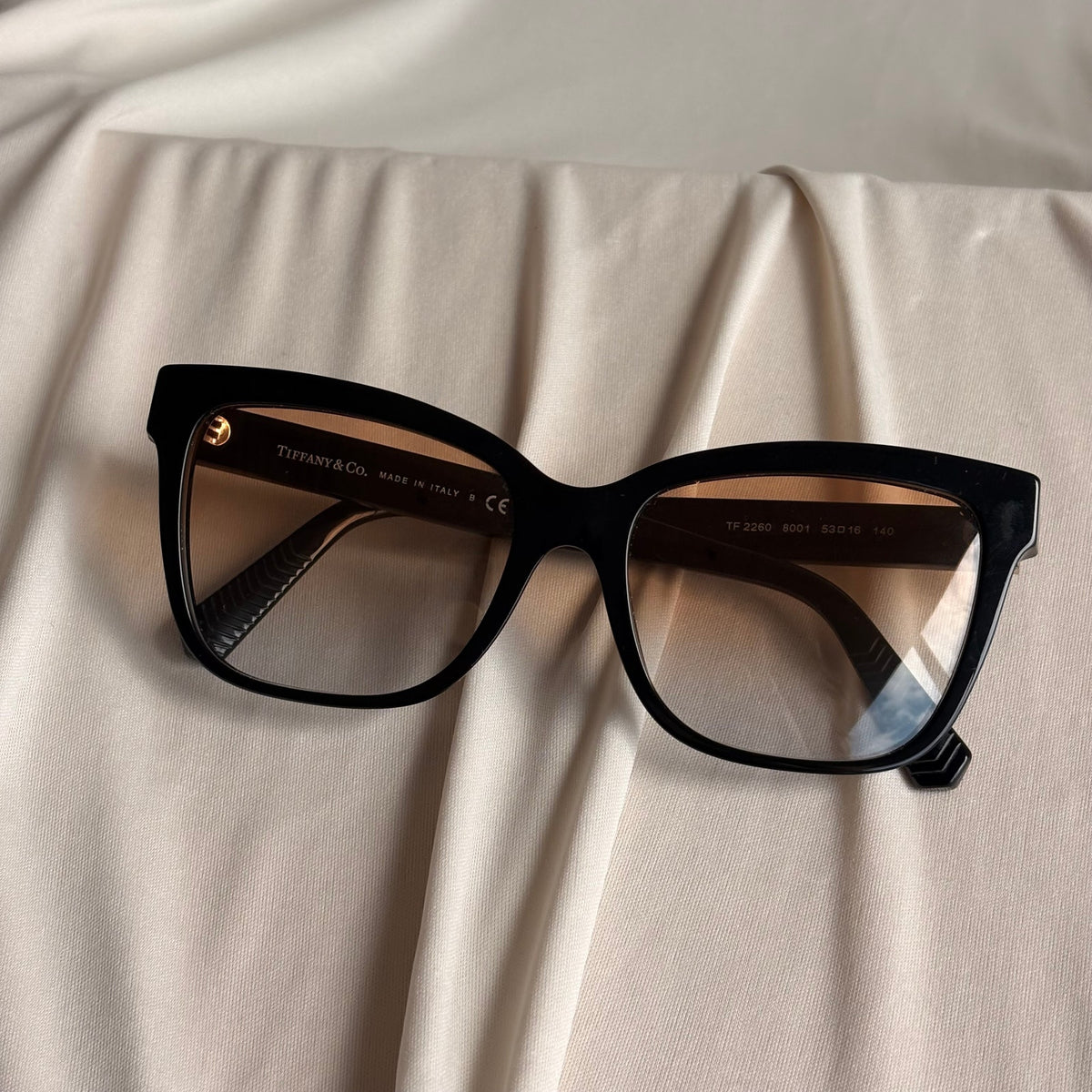 Tiffany & Co. TF2260 Cat-Eye Sunglasses - Black, Gradient